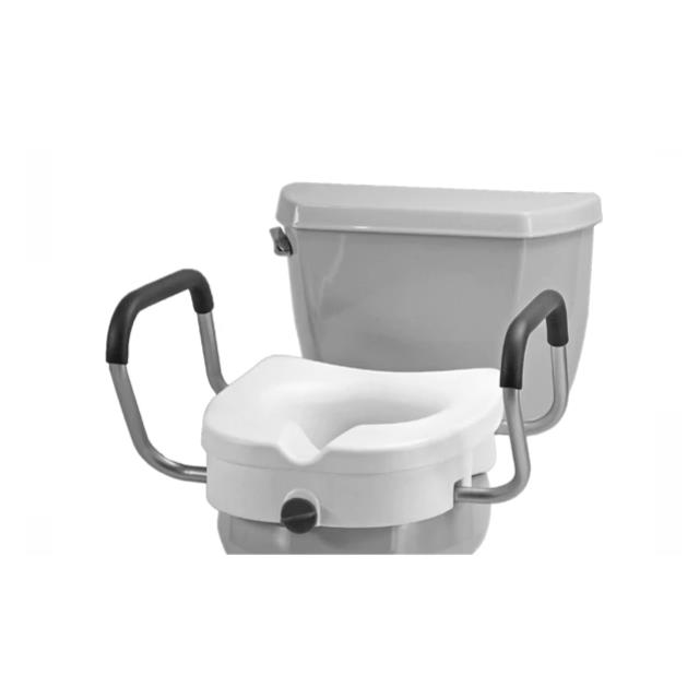 Rental store for TOILET SEAT, RAISED 5  w DETACHABLE ARMS in Tacoma WA
